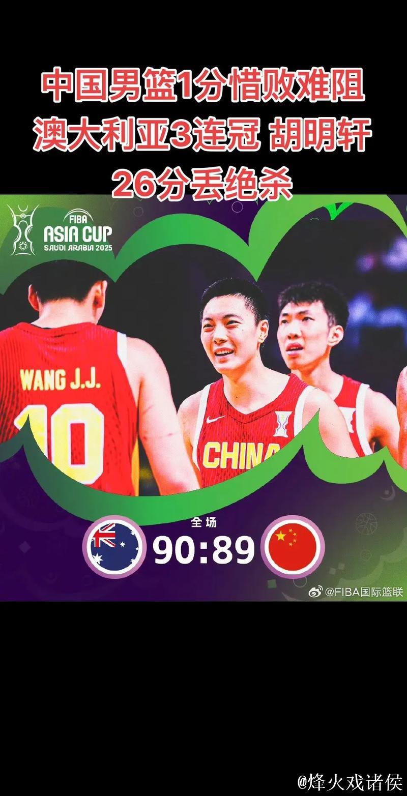 亚洲杯夺冠赔率:澳大利亚优势大 中国男篮升第2